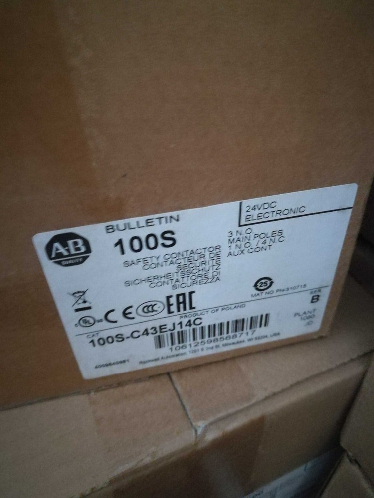 1pcs New AB contactor 100S-C43EJ14C in box *yt