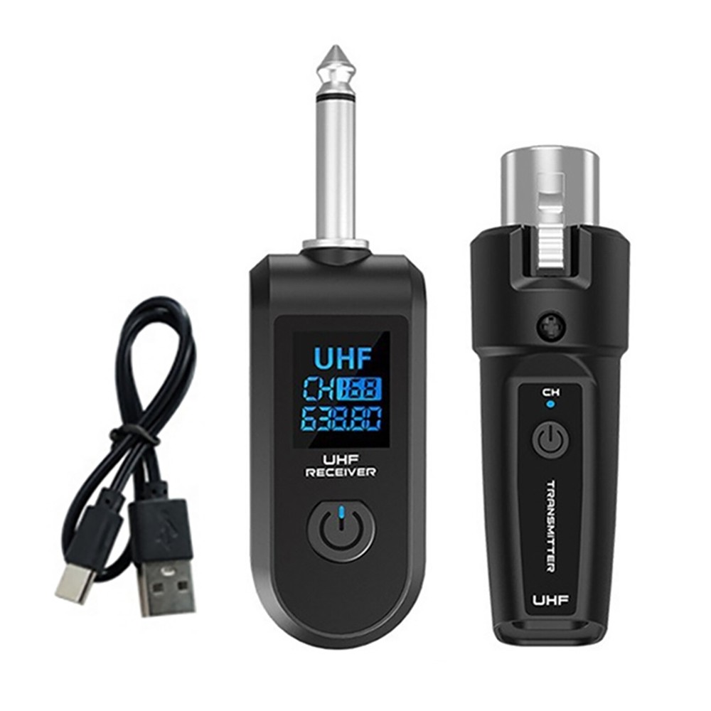 1set Professional Wireless Audio Transmitter&Receiver Multi-device Compatibility