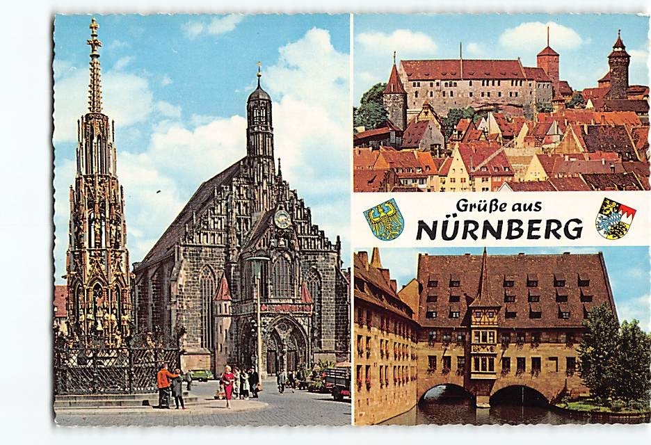 Postcard Scenes & Views Nuremberg Germany