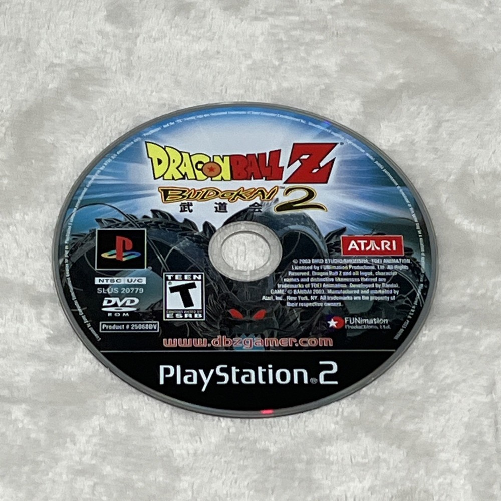 Dragonball Z Budokai 2 PlayStation 2 PS2 Disc Only Untested