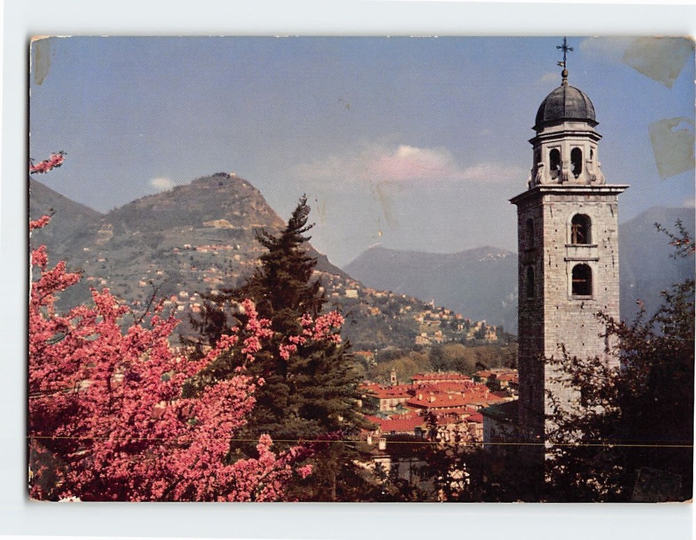 Postcard Monte Bre Lugano Switzerland