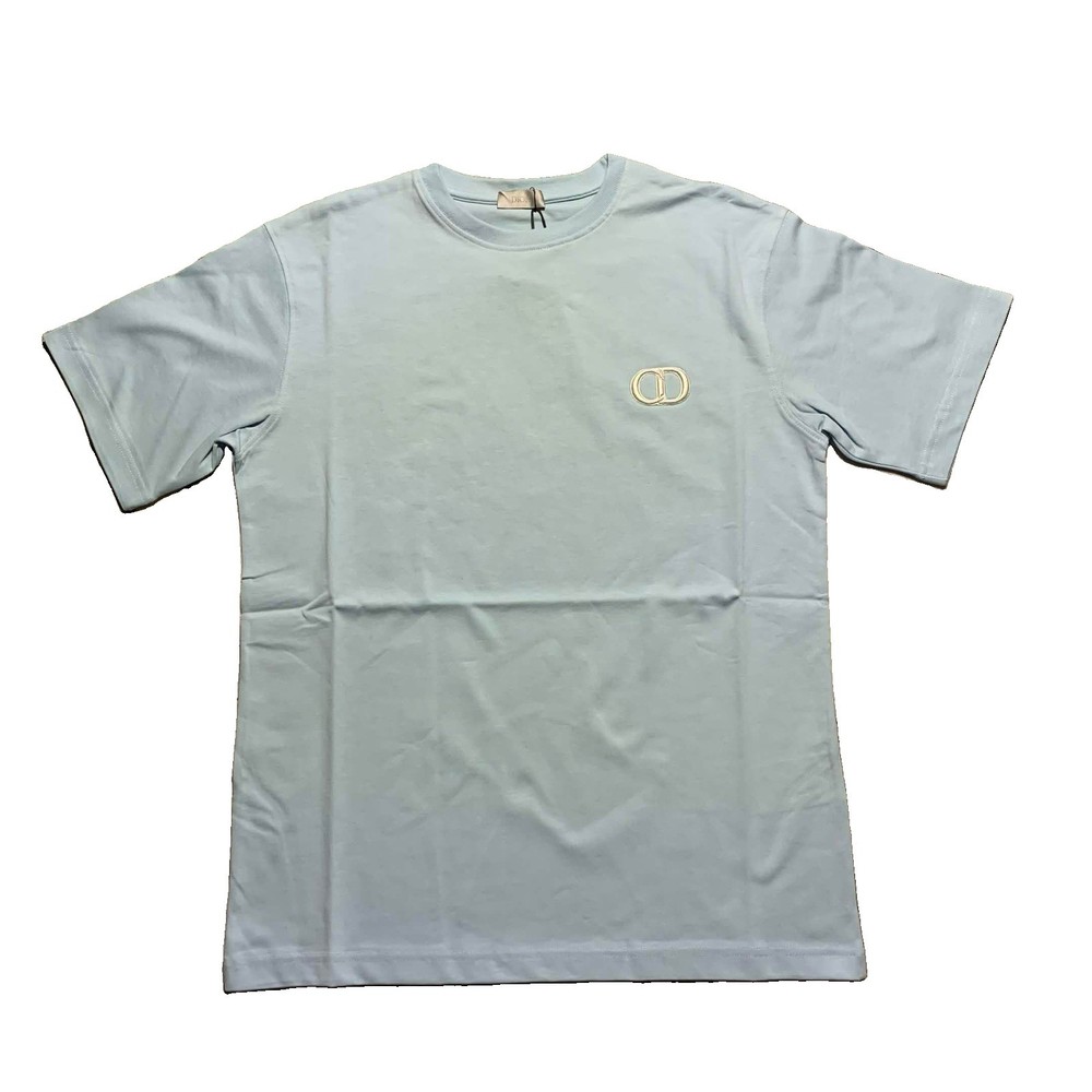 Christian Dior Men’s CD Light Blue T-shirt, Size S