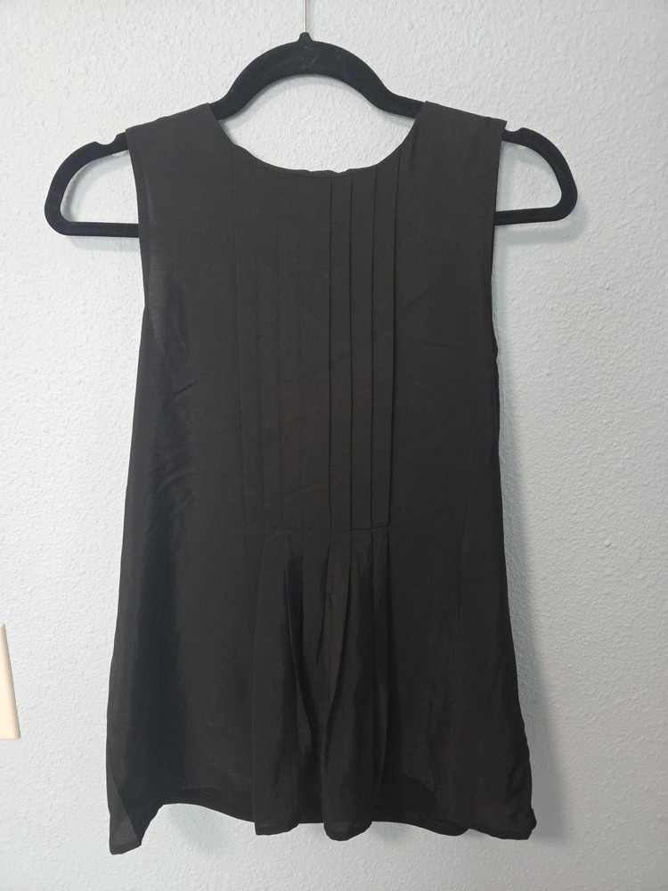 Banana Republic Sleeveless Blouse Black XS