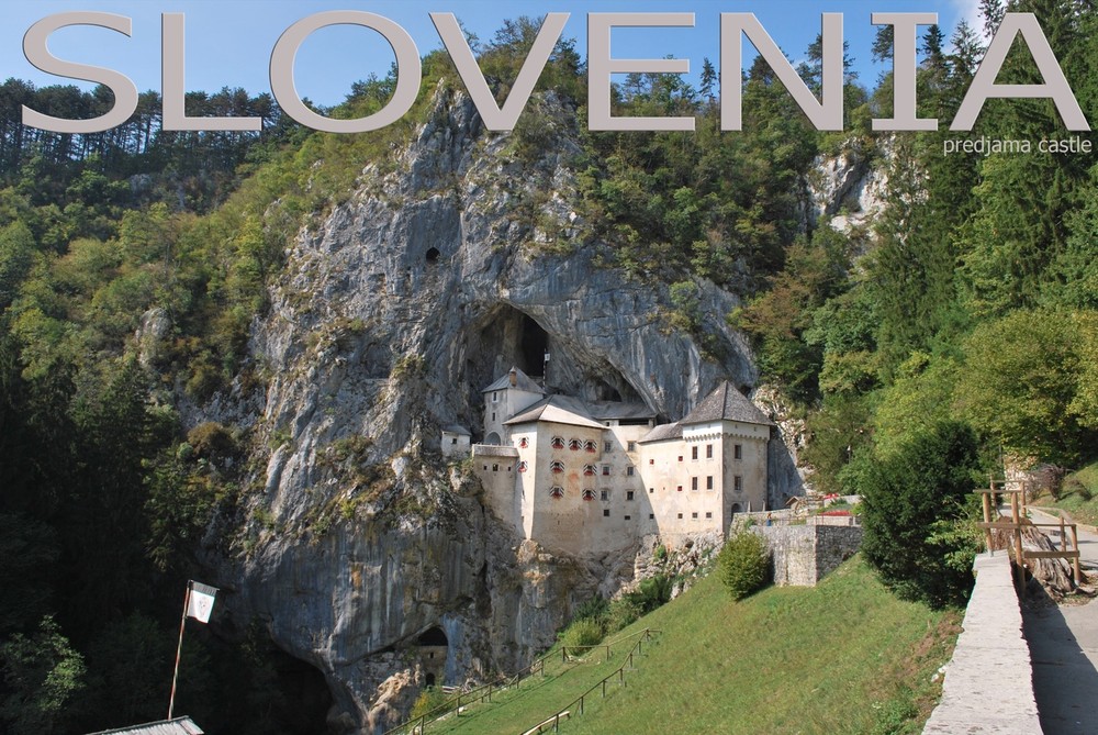 5931.Decoration Poster.Slovenia.Predjama Castle.travel.tourism.Room Wall design