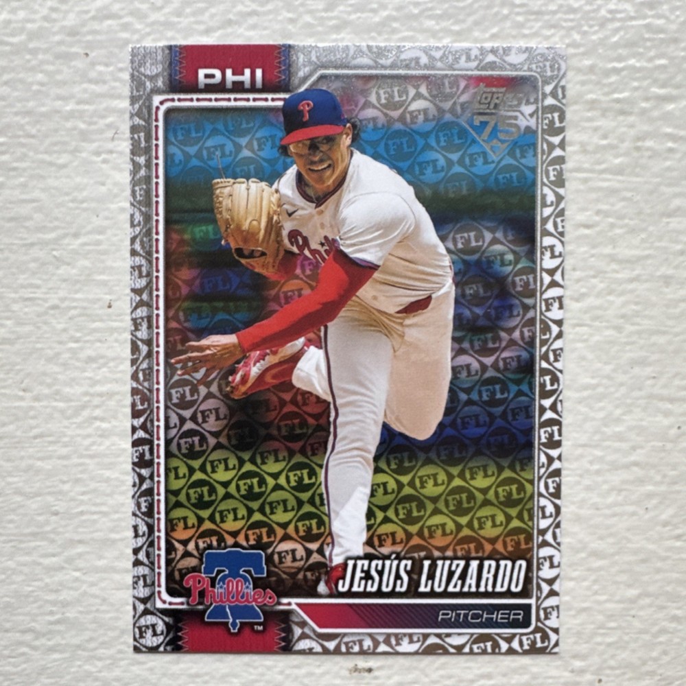 Topps 2026 Series 1 Jesus Luzardo #63 Spring Training Parallel