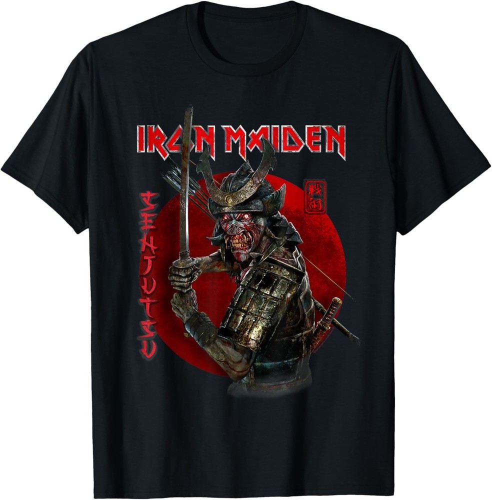 Iron Maiden Senjutsu Eddie Red Circle T-Shirt