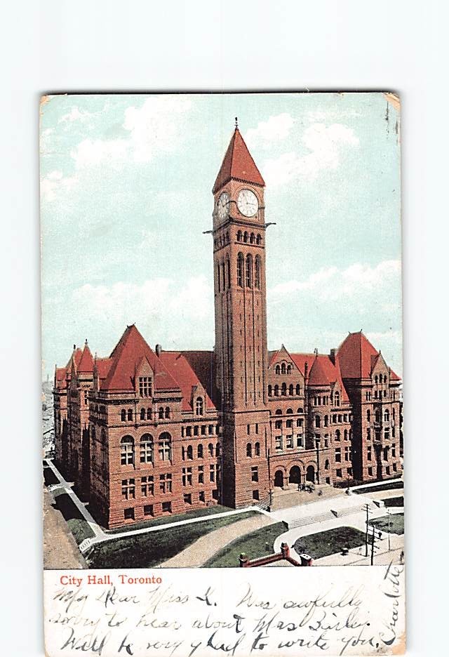 Postcard City Hall Toronto Ontario Canada