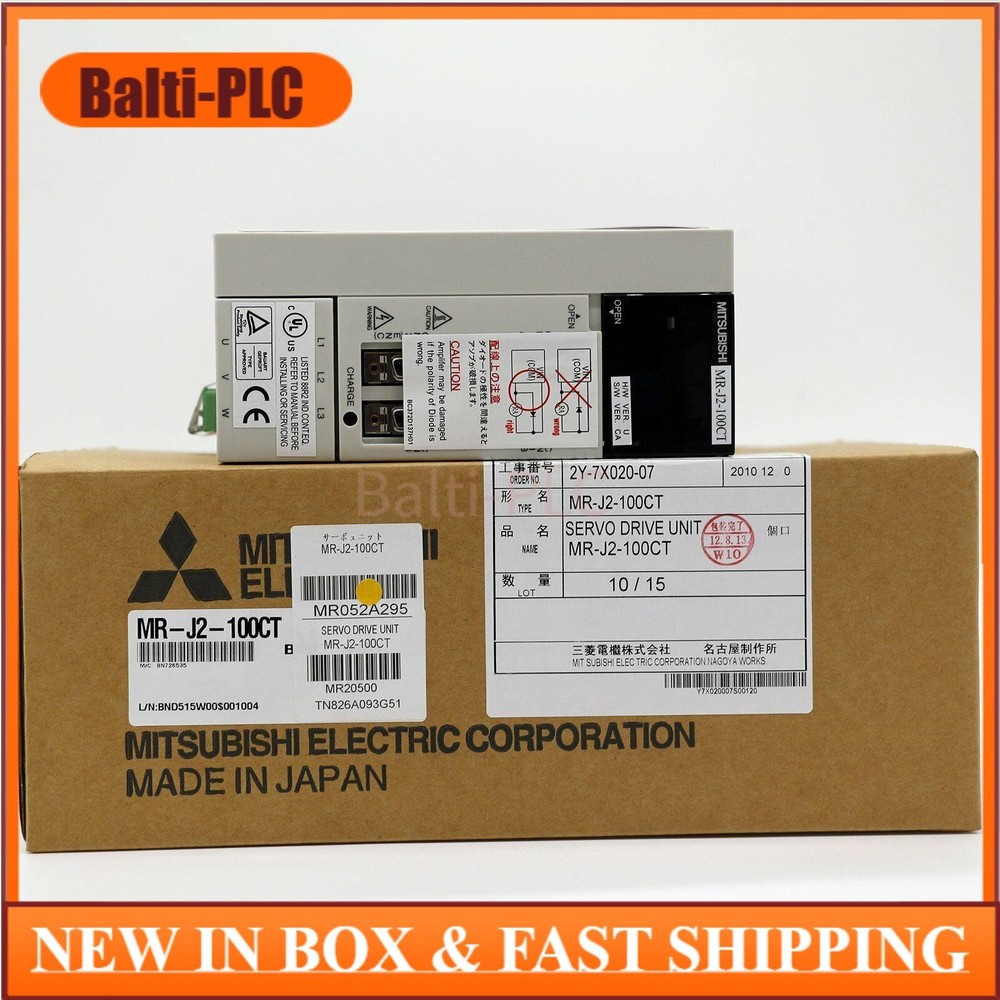 1PC New Mitsubishi MR-J2-100CT Servo Drive MRJ2100CT Fast shipping