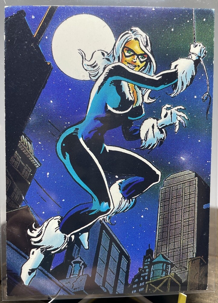 Vintage 1992 Spider-Man 30th Anniversary II Card #61 Black Cat