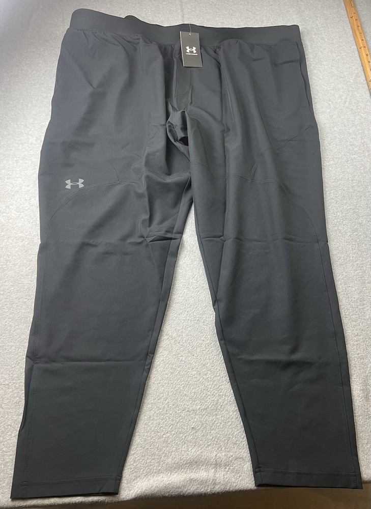 Under Armour Men's UA Unstoppable Tapered Pants 1352028-001  Black Size 5XLT NWT