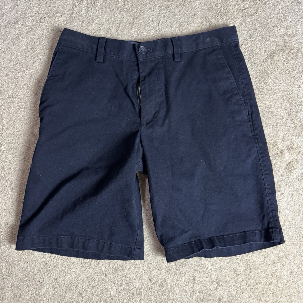 Banana Republic Mens Chino Aiden Short 30 Blue