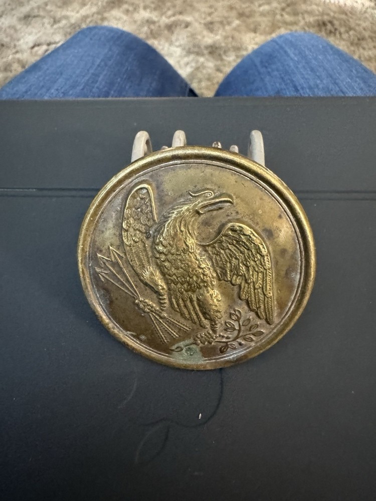 Original Item Pattern 1826 Eagle Breast Plate with Lead Filled Back