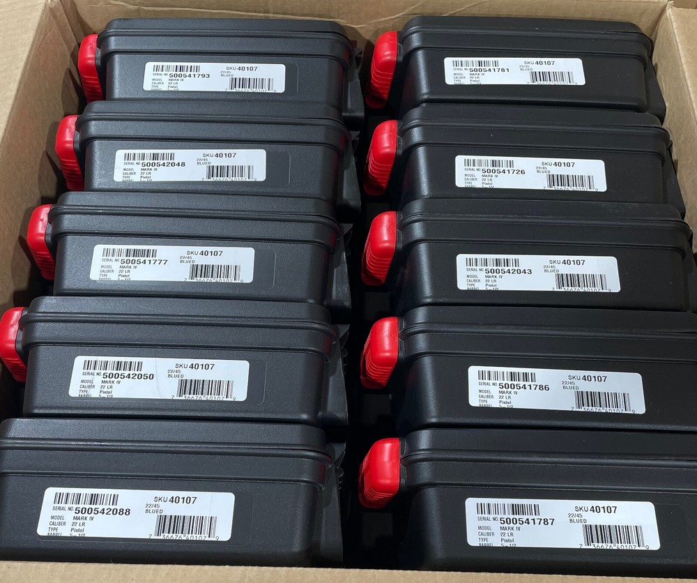 Ruger MKIV Hard Pistol Case - Lot of 10