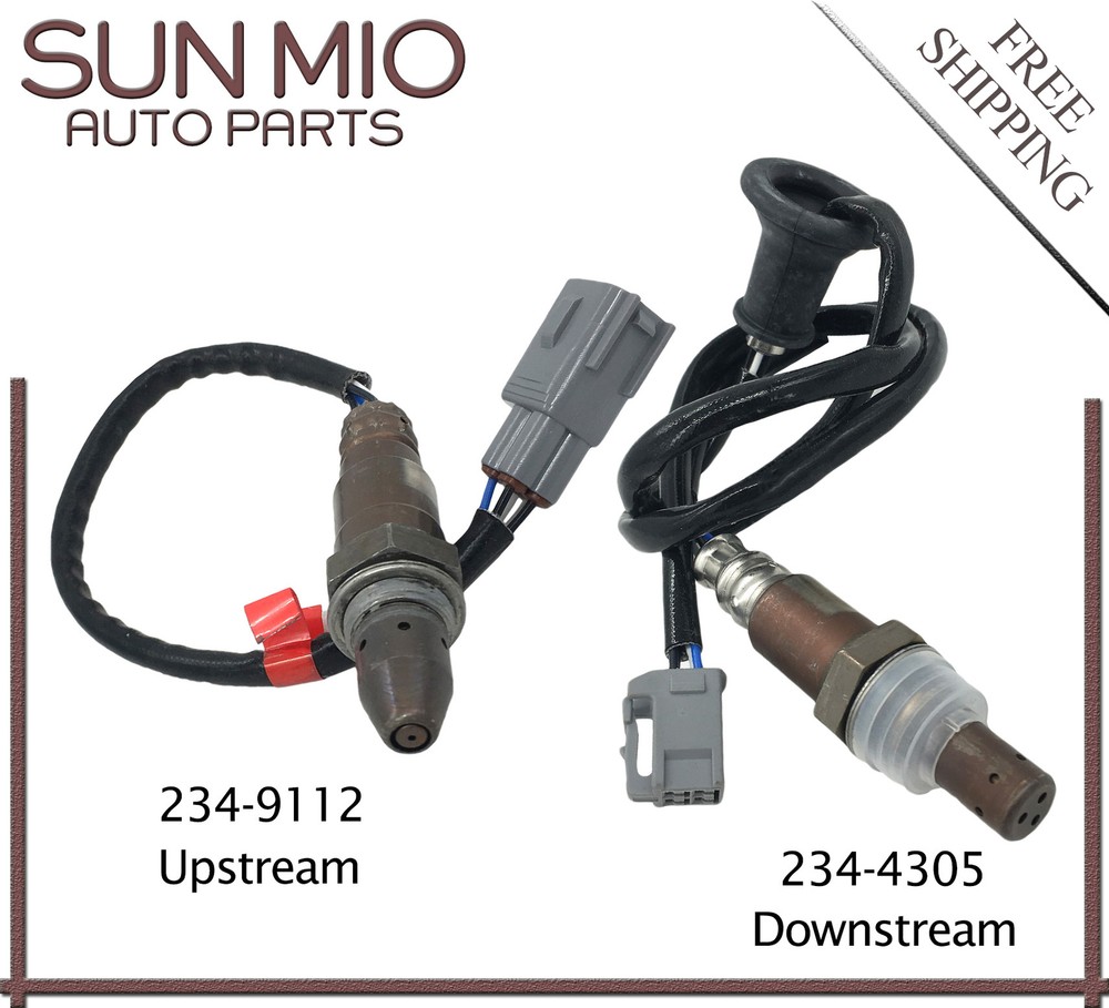 2Pcs Upstream&Downstream Oxygen Sensor For 2011-2013 Toyota Corolla Matrix 1.8L