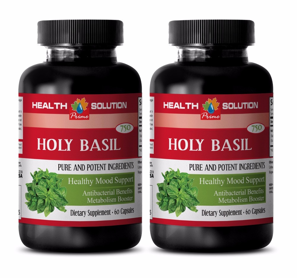 Basil tea - HOLY BASIL TULSI HERB ANTIOXIDANT- Holy basil organic capsules -2B