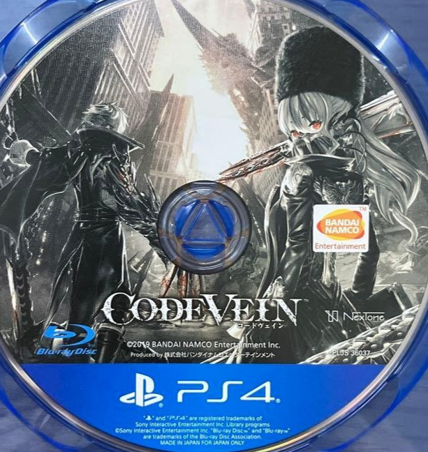 CODE VEIN PlayStation4 PS4 Japanese ver BANDAI NAMCO Used Tested Disc Only