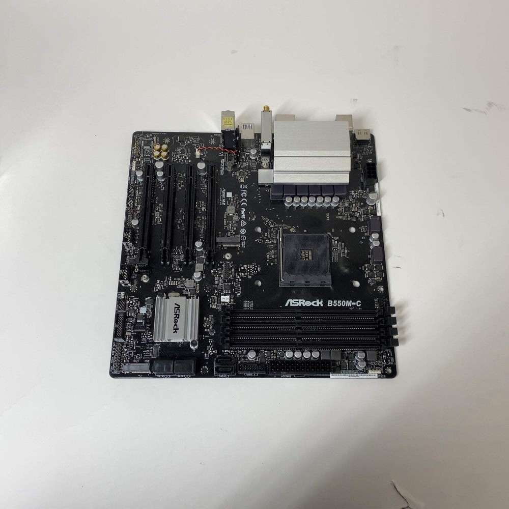 AsRock B550M-C AM4 microATX AMD DDR4 Motherboard