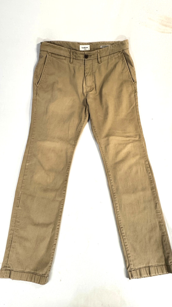 Goodfellow & Co Hennepin Chino Slim Men’s Pants 34x32 Tan Khaki