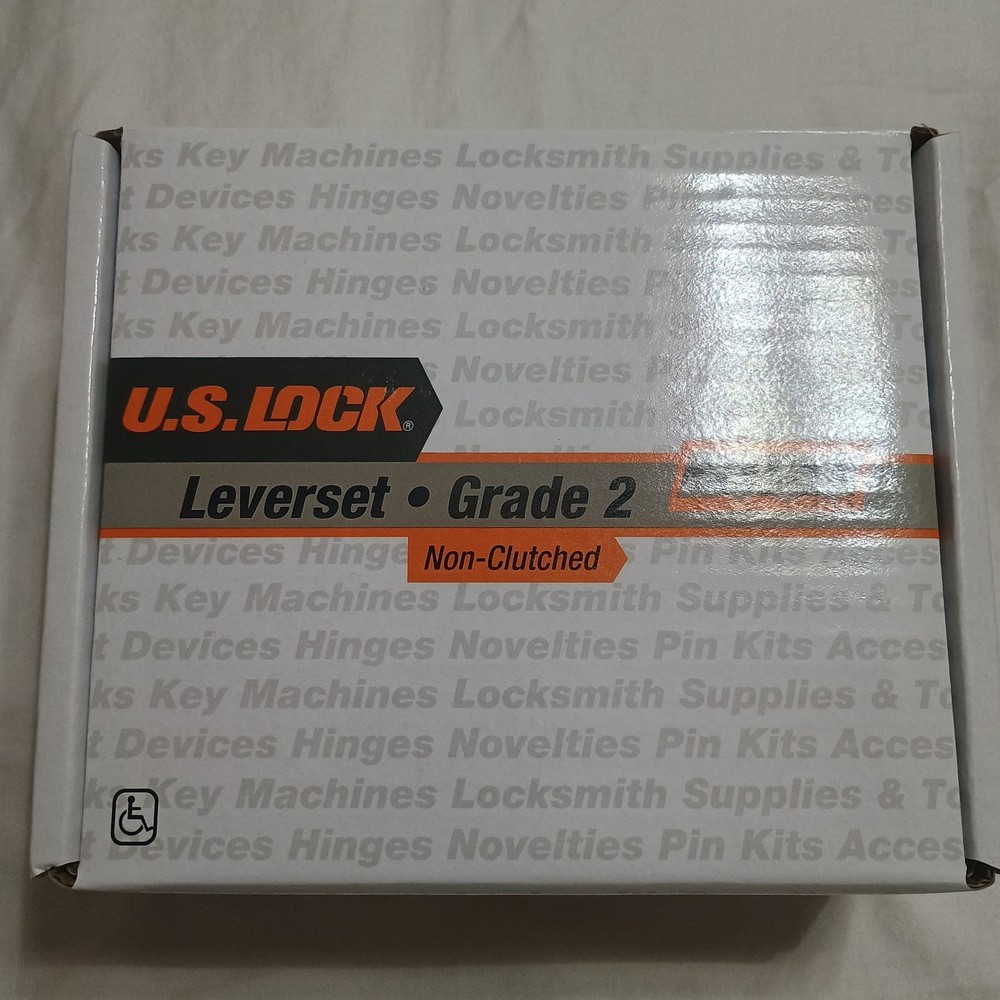 US Lock Leverset USX2050D26D 2050 GR2 2-3/8 in. Backset US26D