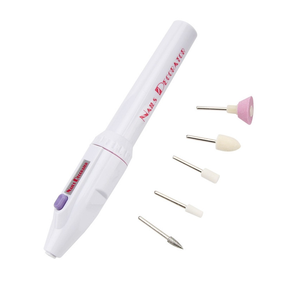 Portable Manicure Pedicure Professional Nail Art Drill File Buffer Polish Tool