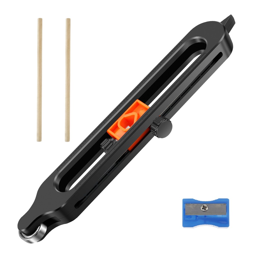Adjustable Precise Contour Scribe Tool with Lock with 2 Pencils for CraftsmanⒻ