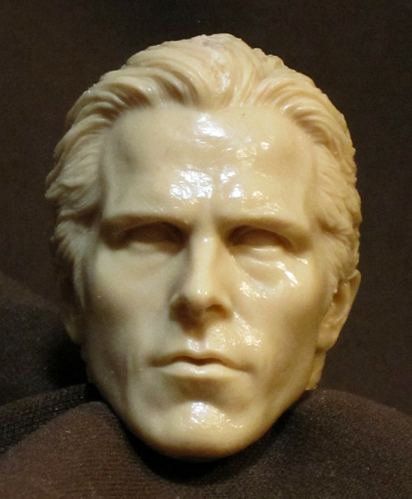 CMD-113 Christian Bale BATMAN CUSTOM RESIN HEAD SCULPT Action figures 1/6 Scale