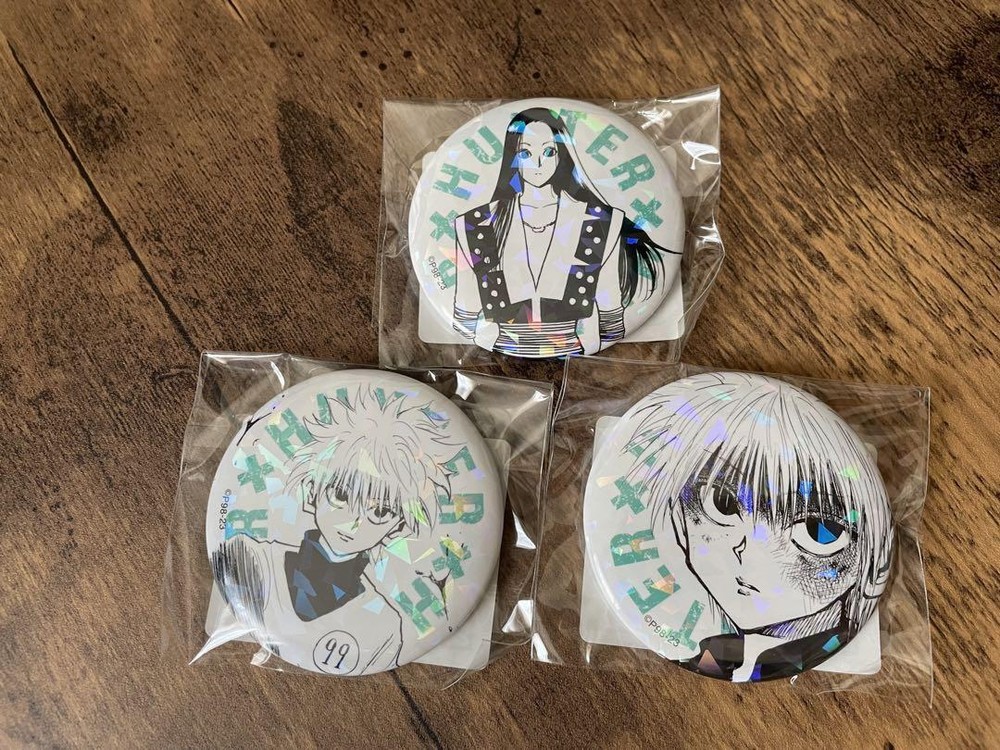 Hunter All Star Tin Badge Killua Character New Rare Collectible Item
