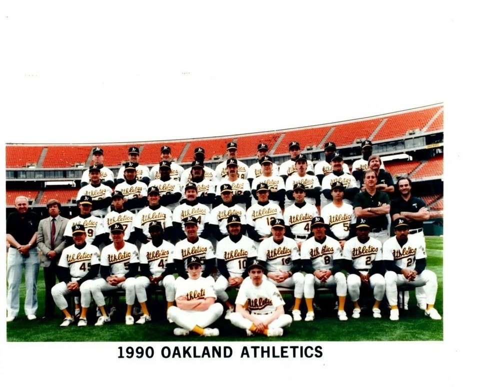 1990 Oakland Athletics A'S Team Baseball 8x10 PHOTO PRINT