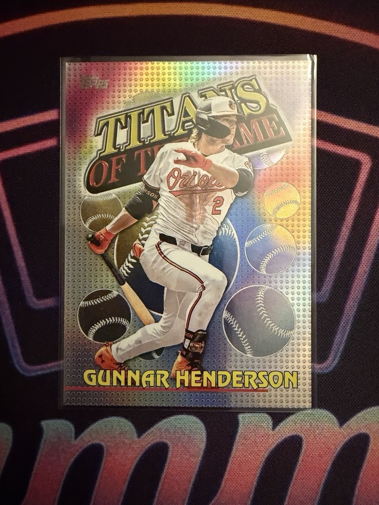 2026 Topps Series 1 Gunnar Henderson Titans of the Game #TOG-4 Baltimore Orioles