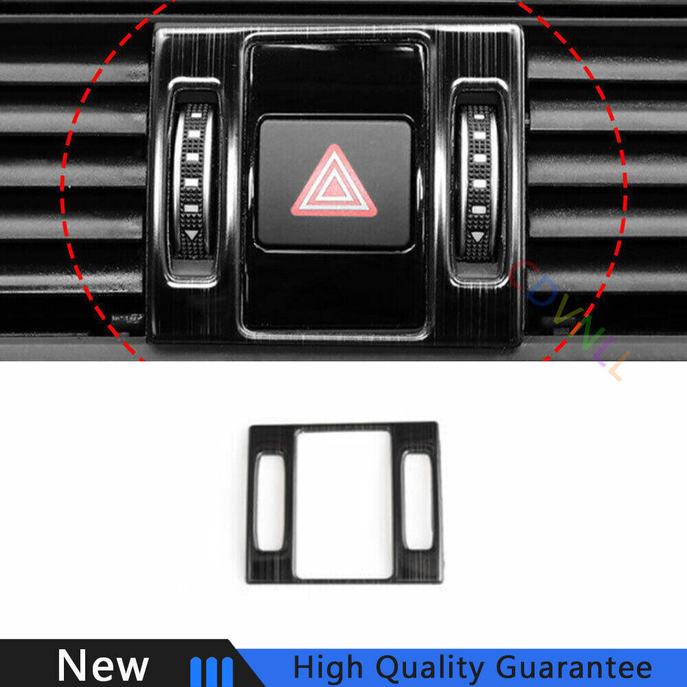 Upgrade your Audi A6 A7 (2012-2018) with a black titanium emergency button trim frame