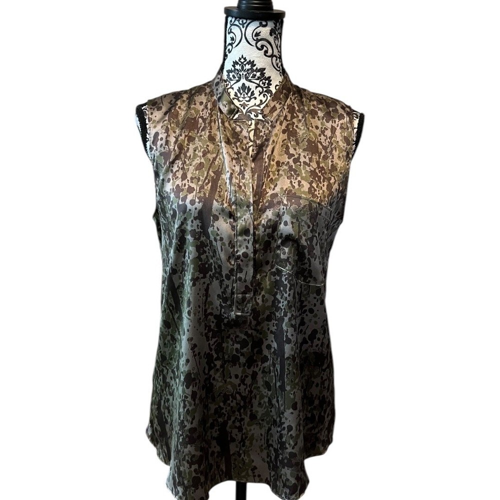 Theory NWT (MSRP $198) Sleeveless Sinaclaire Silk Blouse size M