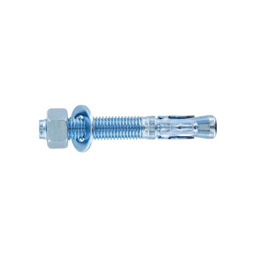3/4 x 5-1/2 Inch Zinc Wedge Anchors - Box of 10 - High Performance Concrete Anchors