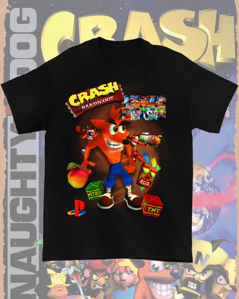 New Crash Bandicoot Racing Gift For Fan T-shirt S to 5XL BA448