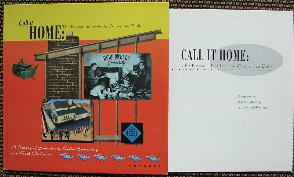 CALL IT HOME : The House that Private Enterprise Built   Suburbia Life LASERDISC