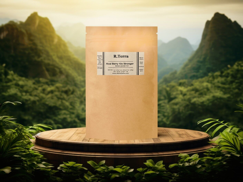 Acai Berry 10x Stronger than Raw Acai powder Vita Concentration Polyphenol 1 oz-image