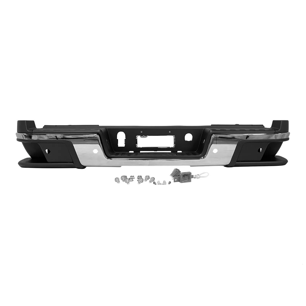 NEW Chrome Rear Bumper Assembly for 2019-2022 Chevy Colorado GMC Canyon w/ Park