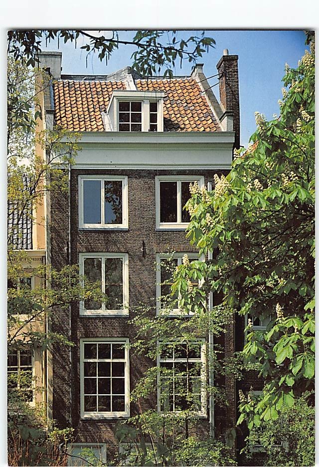 Postcard Anne Frank House Amsterdam Netherlands