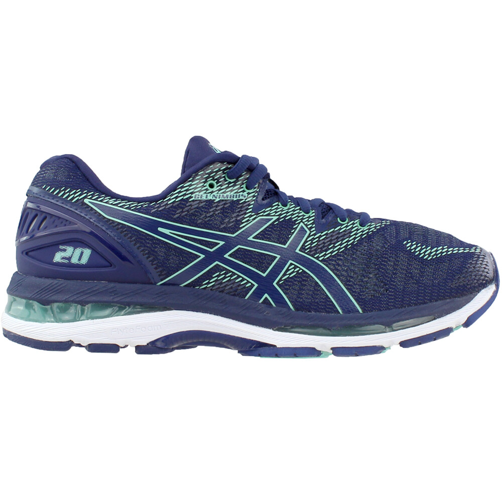 ASICS GelNimbus 20 Running  Womens Blue Sneakers Athletic Shoes T851N-4949