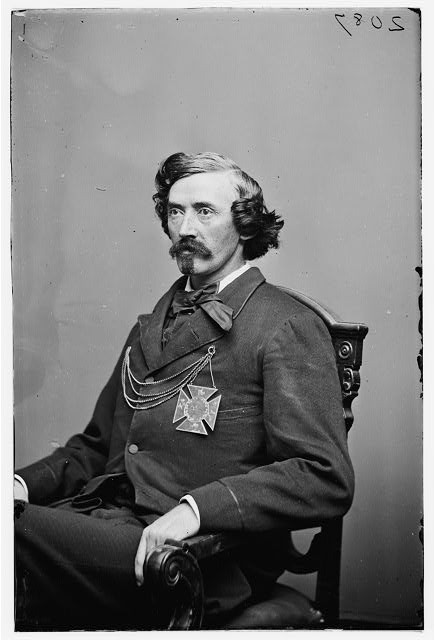 Col. James A. Mulligan 23rd Illinois Infantry Civil War 1860s Portrait