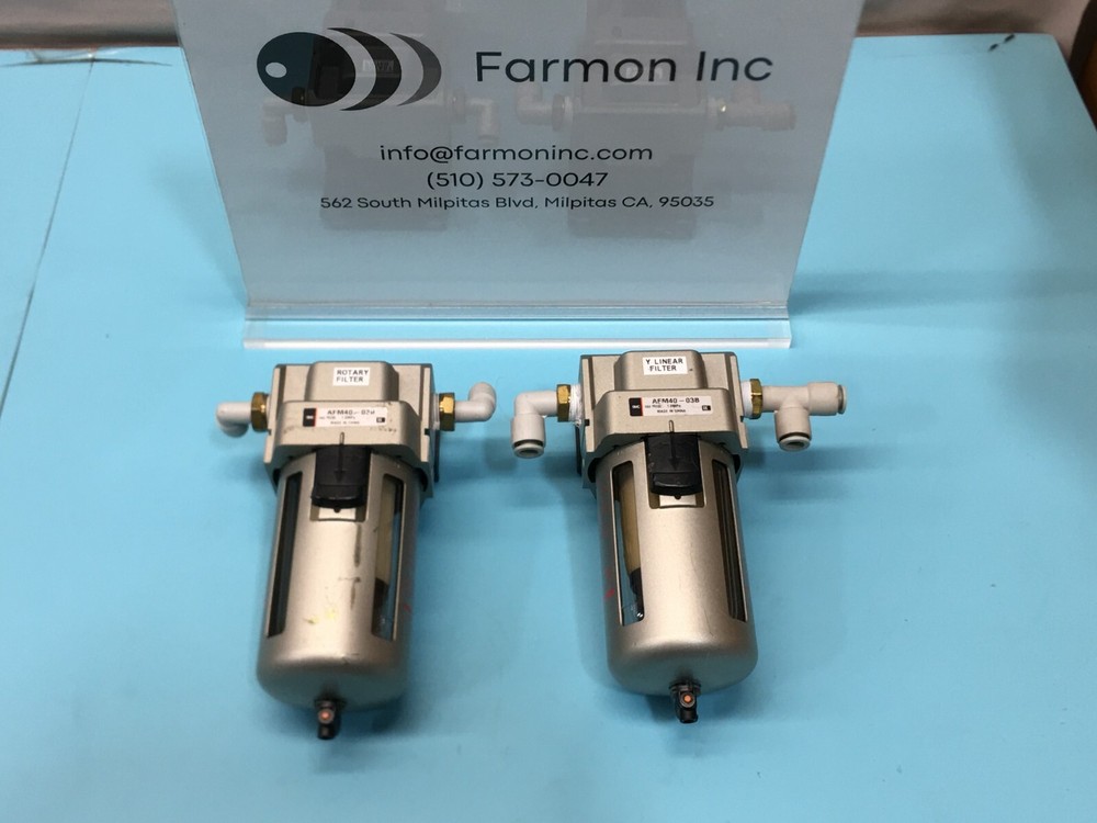 2 SMC AFM40-03B Mist Seperator, 1.0MPa, Modular, 185016