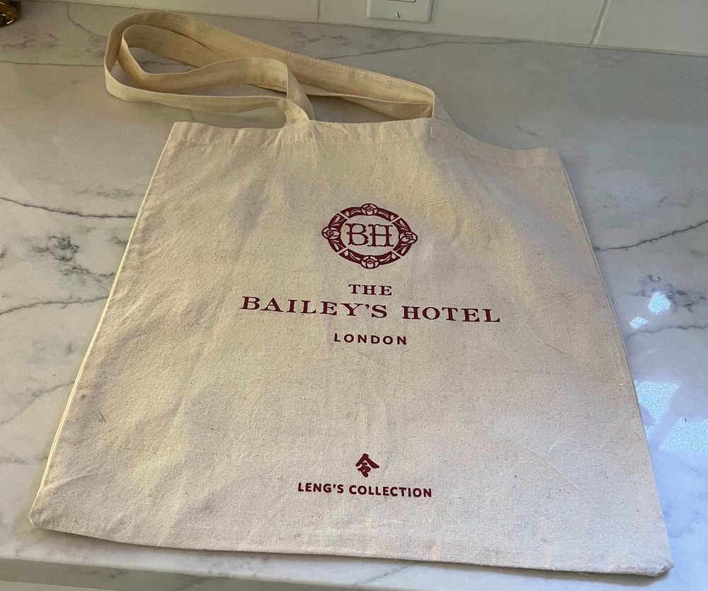 BRAND NEW CANVAS TOTE BAG --- THE BAILEY'S HOTEL LONDON