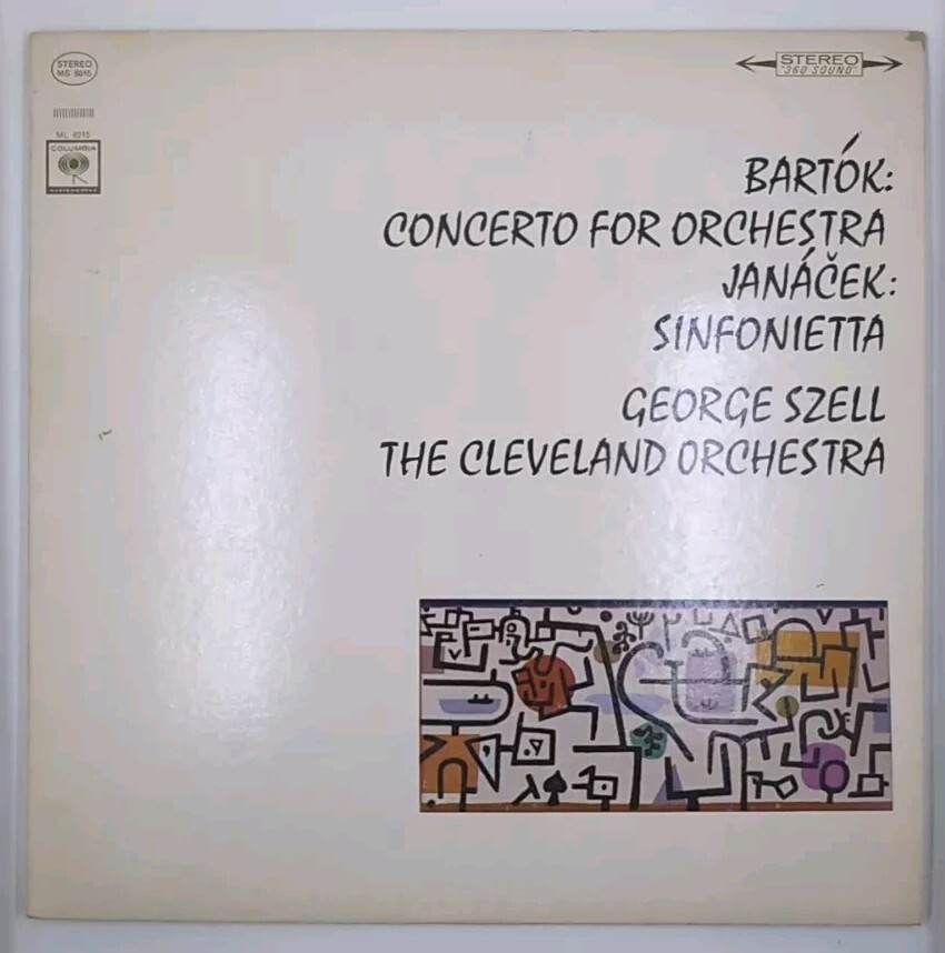 Bartók Janáček George Szell The Cleveland Orchestra Concerto Vinyl LP RARE EX
