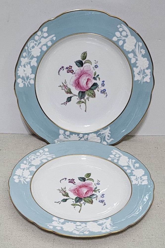 SET of 2 - Spode Old Colony Rose 8