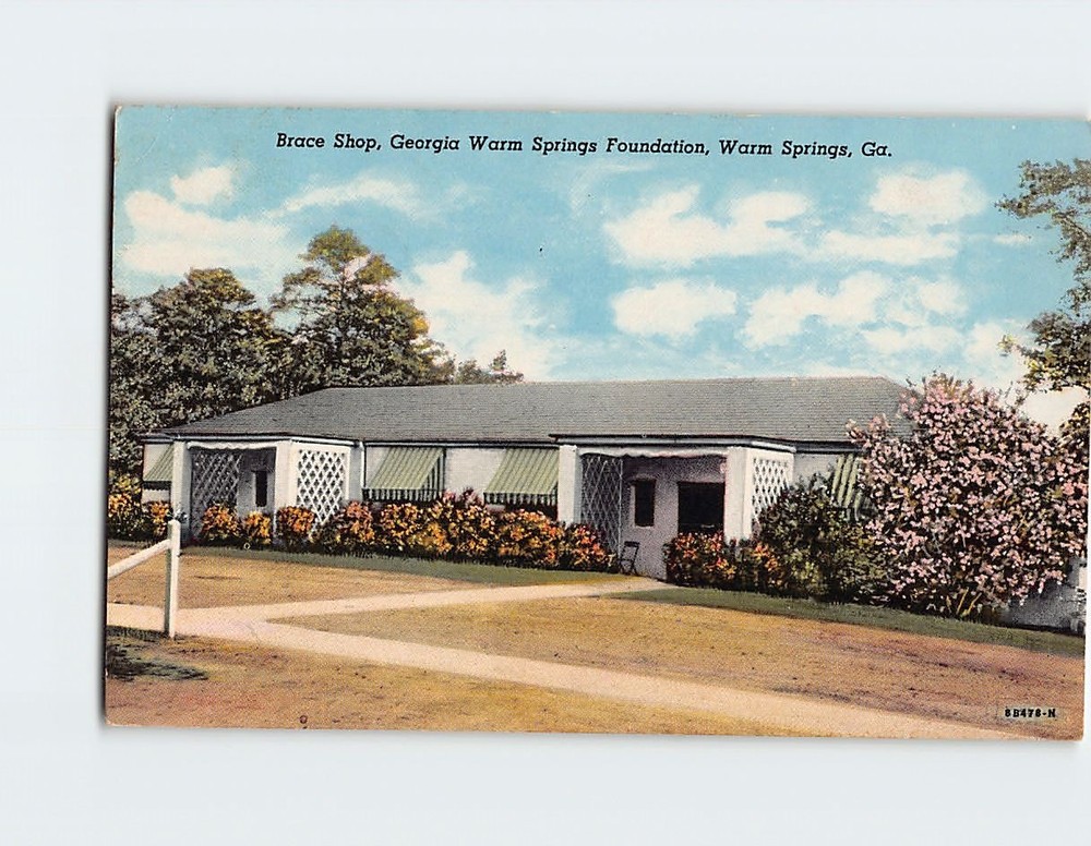 Postcard Brace Shop Georgia Warm Springs Foundation Warm Springs Georgia USA