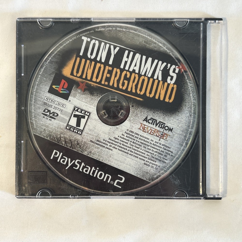Tony Hawk's Underground 2 - PS2 - PlayStation 2 game and Case