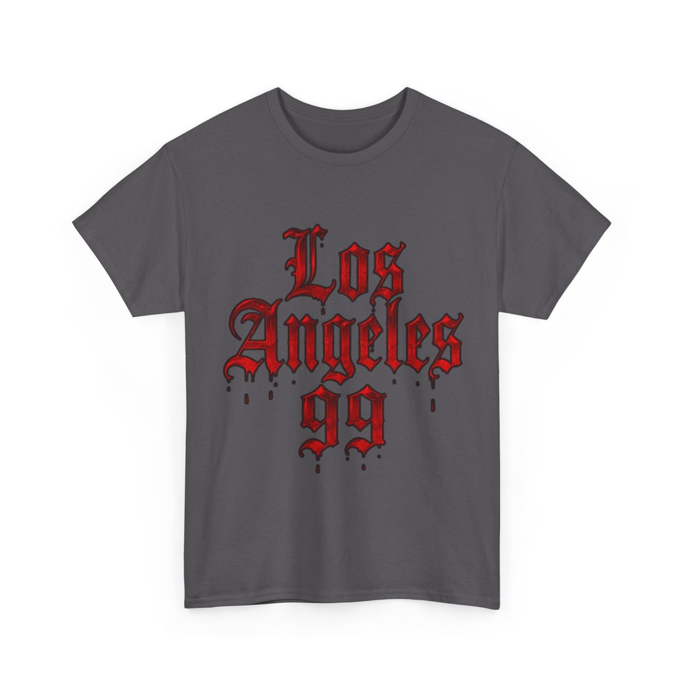 Los Angeles 99 Graphic T Shirt Gothic Streetwear Y2K Oversized Unisex Tee