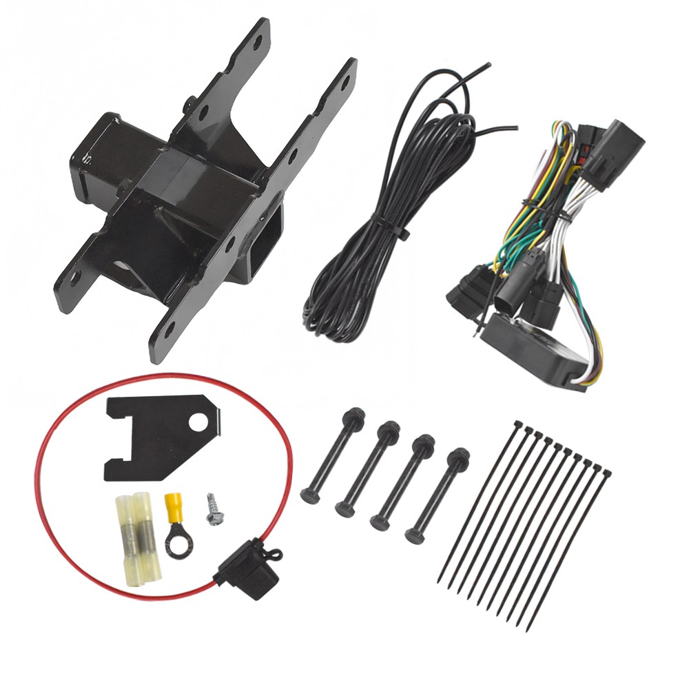 Towing Hitch & 4-Pin Wiring for 2018-2025 Jeep Wrangler JL/JLU