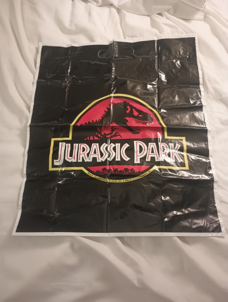 Vintage 1992 Jurassic Park Universal Studios Gift Shop Bag