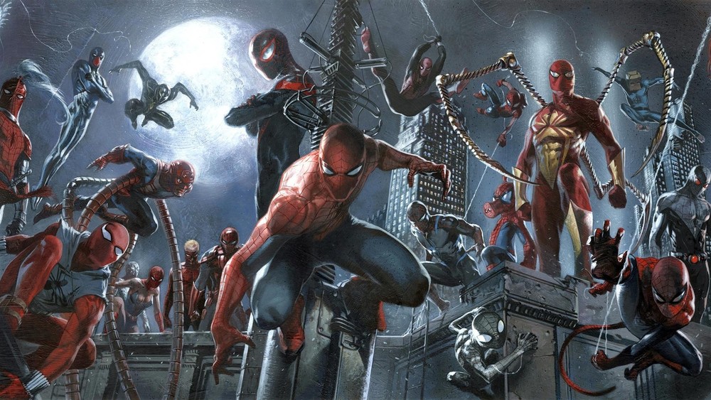 Spider-Man Alternate Marvel Metal Art Print Comics Poster 8in x 12in Lot Up
