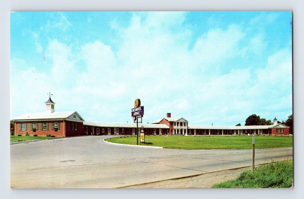 Postcard Kentucky Hopkinsville KY Chesmotel Lodge Motel 1960s Unposted Chrome